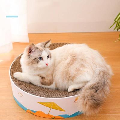 China Basic Rectangle Stocked Cat Scratching Board Corrugated Cardboard Scratcher for sale