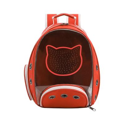 China Stored Outdoor Cat Backpack Sling House Dog Other Travel Bags Pet Cage Carriers for sale