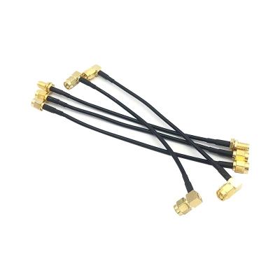 China WIFI Extender Cable SMA Male to SMA Female Connector WiFi Antenna Extension RG174 20cm Pigtail Cable for sale