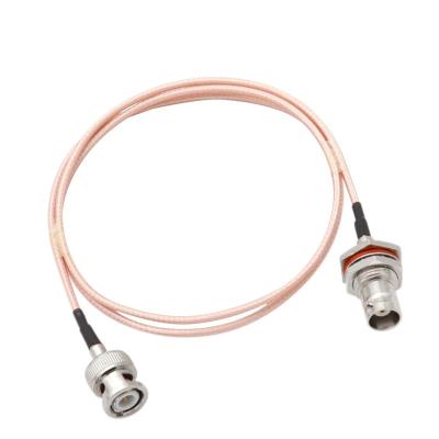 China Brass Bnc Male To Female Bnc Coaxial Extensional Rg179 Cable Assembly for sale