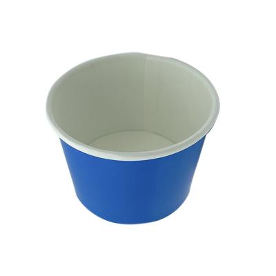 China Customized Color Paper Ripple Embossed Paper Cup Disposable Ice Cream Paper Cup 4oz/8oz/12oz/16oz for sale