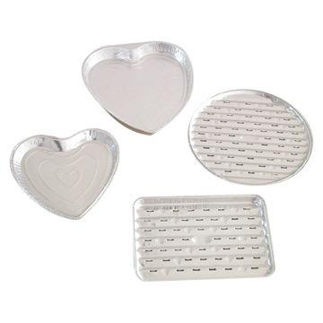 China Disposable Aluminum Heart Shape Cake Pans for Baking for sale