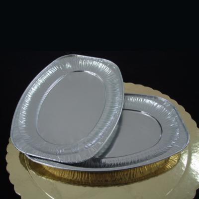 China China Manufacture Gold Cake Baking Cans Disposable Dessert Aluminum Foil Pan for sale