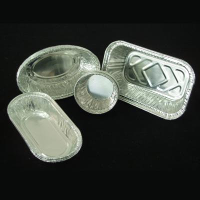 China Disposable Aluminum Foil Cake Pan With Lids Rectangle Disposable Cake Pans For Party for sale