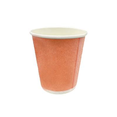 China Customer Logo Single Wall 9oz Gold Paper Disposable Hot Paper Cup for Party and Outdoor Activities for sale