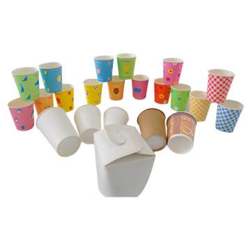 China Paper Maker Coffee Cup Paper Cups For Drink Cold Wrapping Paper Cup for sale