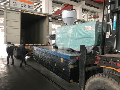 China Horizontal Plastic Injection Moulding Machine , PVC Pipe Fittings Manufacturing Machine 400T for sale