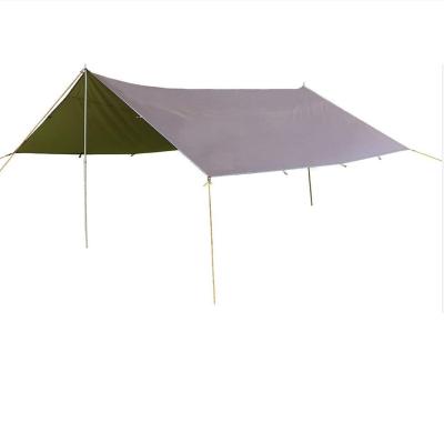 China Waterproof Durable Portable Compact Camouflage/Field Game Camping Tarp Shelter for Fishing Beach Picnic for sale