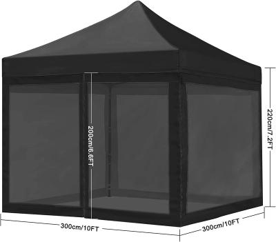 China 2022 Anti-UV New Style Good Quality Automatic Tent Awning With Mesh Sidewalls for sale