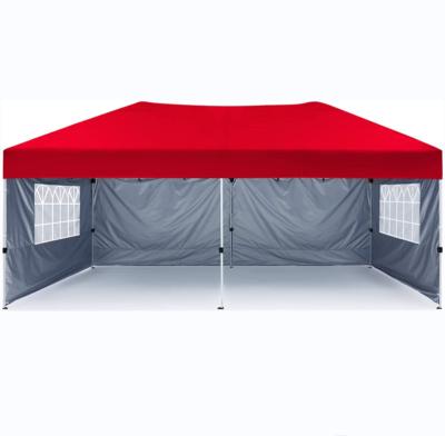 China Outdoor Heavy Duty Event Gazebo Metal Frame Folding Tent Portable Camping Trade Show Tents Large for sale