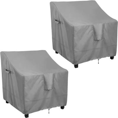 China Heavy Duty Outdoor Weatherproof UV-Resistant Windproof Waterproof Uv Protected Patio Furniture Chair Cover for sale