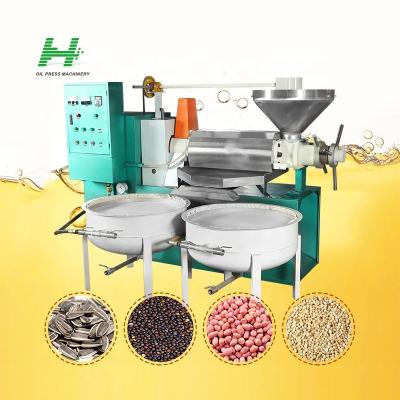 China High Oil Yield Efficiency 6YL-150 groundnut ginger oil extraction machine combined oil press machine for sale sunflower for sale