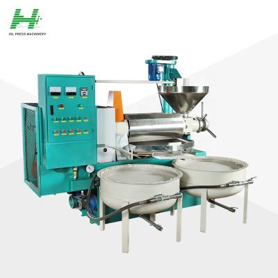 China High Oil Yield Efficiency 6YL-160 Peanuts soybeans sesame rapeseed sunflower seeds cold pressed coconut oil machine oil press screw press oil extraction for sale