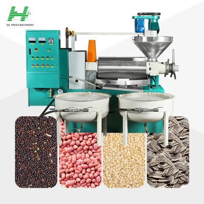 China High Oil Yield Efficiency 6YL-160 commercial oil press machine sunflower machine oil extraction peanuts avocado oil press for sale