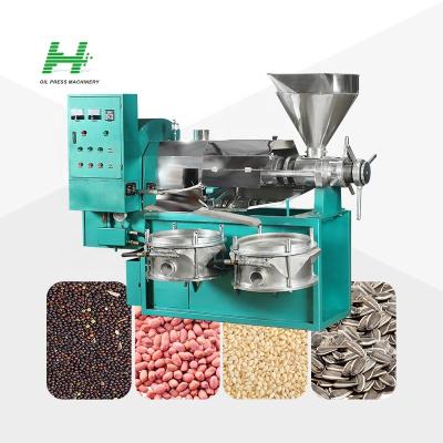 China High Oil Yield Efficiency 5500kg garlic oil press machine coconut oil extraction machinery automatic oil presser for sale