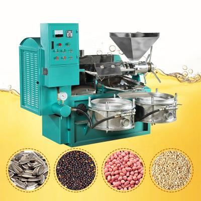 China High Oil Yield Efficiency 6YL-100 cotton seed oil pressers commercial groundnut oil extraction machine peanut oil press machine for small business for sale