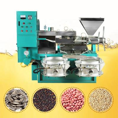 China High Oil Yield Efficiency 6YL-100 sunflower oil press machine peanut oil extraction machine groundnut soybean oil press price for sale