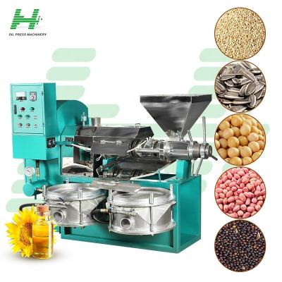 China High Oil Yield Efficiency 6YL-100 olive oil press machine peanut avocado oil extraction machine extractor soybean oil press machine for sale