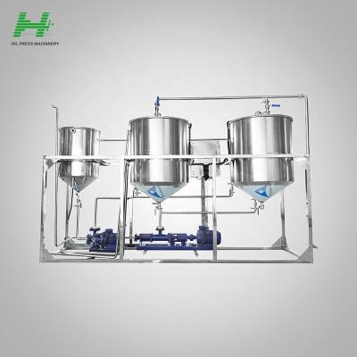 China High Oil Yield Efficiency small soybean avocado cooking oil refinery machine for coconut oil for sale