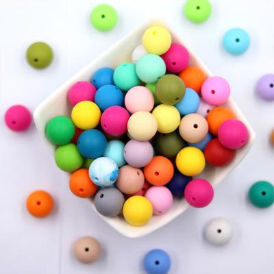 China NCYLIFE Soft Wholesale Silicone Chew Beads For Baby Teething Round Bpa Free Food Grade for sale