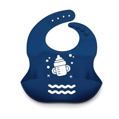 China NCYLIFE BPA Free Baby Bib Silicone Bibs Baby Custom on Printed, BPA Free, Safe for Babies and Toddlers for sale