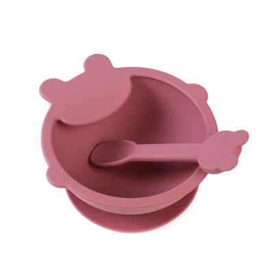 China NCYLIFE BPA Free Hot Selling Silicone Food Bowl for Babi Kids Toddler Low Moq for sale