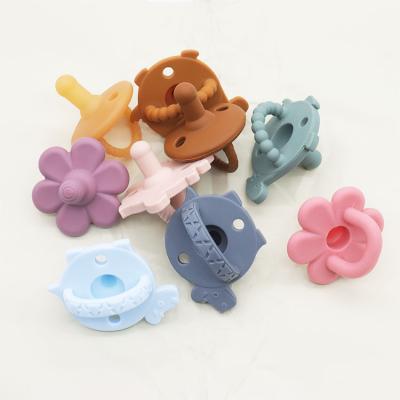 China Wholesale Fresh Baby Silicone NCYLIFE Dinosaur Dummy Pacifier NCYLIFE For Baby Boy Girl Teething for sale