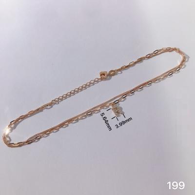 China Wholesale FASHIONABLE 18k Gold Letter R Letter Anklet Chain Anklet Link Chain Jewelry For Women for sale