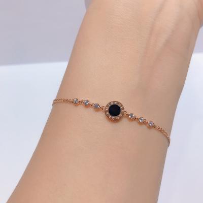 China Vintage Highly Polished Fashion Jewelry Geometric Beads Chains Link Bracelet For Women for sale