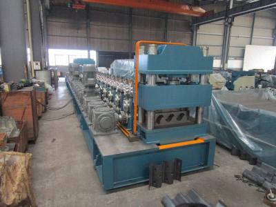 China Mitsubishi PLC Metal Guardrail Cold Roll Forming Machine with ISO9001 Quality System for sale