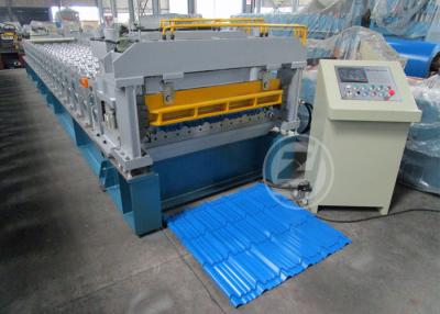 China Customized Roof Tile Roll Forming Machine Mitsubishi PLC , Roof Tile Making Machine for sale