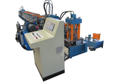 China 41-41 C Channel Guide Rail Roll Forming Machine With Cooling And Lubricating System for sale