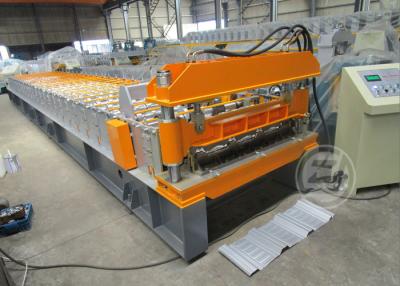 China 0.6-0.9MM Cold Rolled Roof Sheet Profile Roll Forming Machine Motor Power 7.5KW for sale