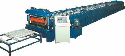 China 1219mm width Metal Deck Roll Forming Equipment with Automatic Cutting 440V for sale