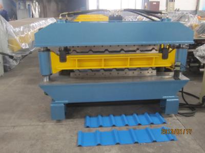 China 1000mm width Double Layer Roll Forming Machine with Automatic Hydraulic Cutting for sale