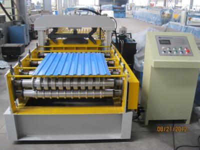 China 914mm Width Pre Painted Steel Coil Cold Roll Forming Machine / Roll Forming Line for sale