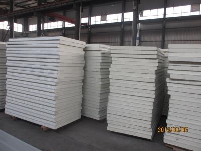 China Color Building Wall Roof Sandwich Panel 1150mm width Fireproof for sale