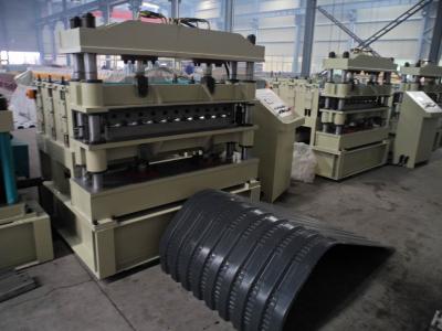 China Crimping Metal Roofing Roll Forming Machine Cr12 mould steel for sale