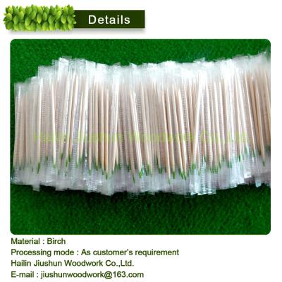 China Wholesale Disposable Individually Wrapped Wooden Toothpicks Mint Condition for sale