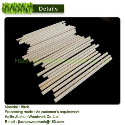 China Sustainable Wooden Round/Craft/Candy Stick for sale