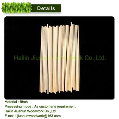 China Sustainable Wooden Round Ice Cream Sticks Round Sticks For Sale for sale