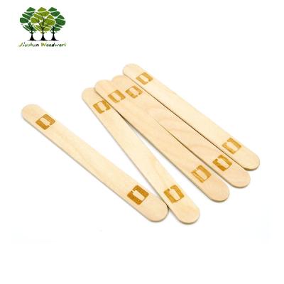 China Viable Round Edge Ice Cream Stick / Birch Wood Spatula for sale