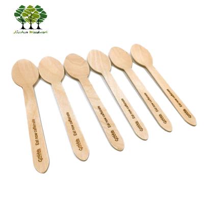 China Wooden cutlery /disposable biodegradable disposable birch spoon/fork knife for sale