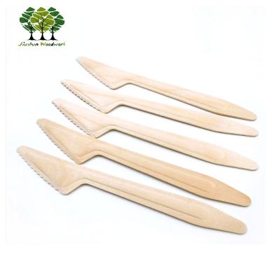 China Hotel Restaurant Home Disposable Wooden Cutlery Set ECO for sale