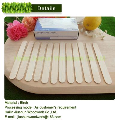 China Clinic Manufacture Direct Low Price Sterile Medical Wooden Spatula for sale