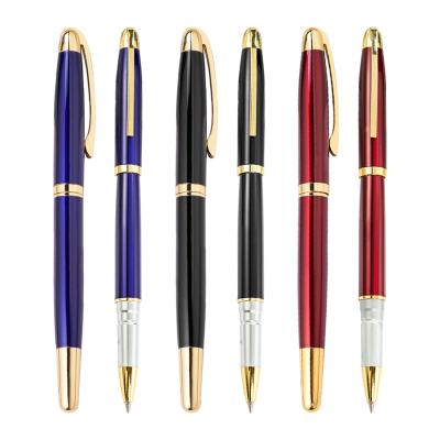 China office & School Pen Hot Selling Creative Stylish Smooth Writing Metal Roller Ball Pen With Custom Logo for sale