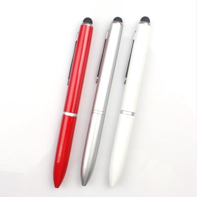 China Stainless Promotional Pen Huahao Brand Custom Stationery Made 2 In 1 Touch Screen Ballpoint Pen for sale