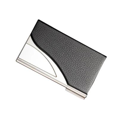 China 2021 New Arrival Top Quality Quantity New Arrival Name Card Holder Wallet Business Credit Leather Aluminum Name Card for sale