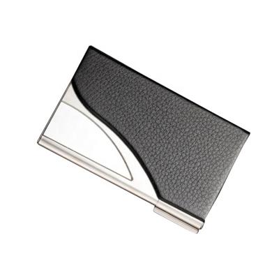 China Quantity Best Quality New Arrival ID Card Holder Wallet Business Credit Leather Aluminum Name Card Holder For Women Men for sale