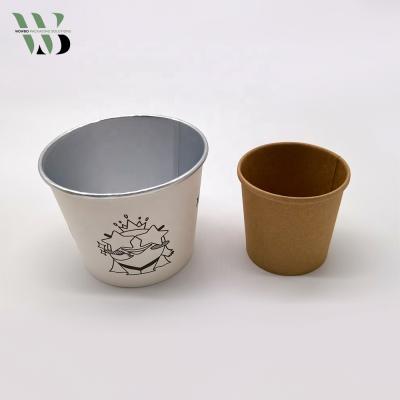 China Biodegradble Disposable 12oz Customized Logo Printed Hot Soup Paper Cups for sale